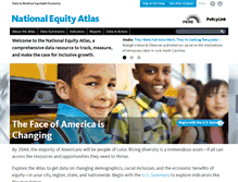 Tablet Screenshot of nationalequityatlas.org